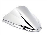 Suzuki Gsxr 600 750 Chrome Double Bubble Windscreen Shield 2008-2009